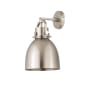 Innovations Lighting Newton Bell 5" Tall Wall Sconce Satin Nickel / Satin Nickel
