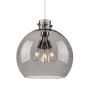 Innovations Lighting Newton Sphere 3 Light 18" Wide Pendant Polished Nickel / Plated Smoke