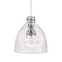 Innovations Lighting Newton Bell 3 Light 18" Wide Pendant Satin Nickel / Seedy