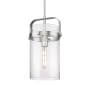 Innovations Lighting Pilaster 9" Wide Mini Pendant Satin Nickel / Seedy