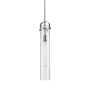 Innovations Lighting Pilaster 5" Wide Mini Pendant Polished Nickel / Clear