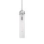 Innovations Lighting Pilaster 5" Wide Mini Pendant Polished Nickel / Seedy