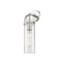 Innovations Lighting Pilaster 5" Tall Wall Sconce Satin Nickel / Seedy