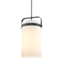 Innovations Lighting Pilaster 4 Light 14" Wide Pendant Matte Black