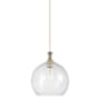 Innovations Lighting Astor 14" Wide Pendant Brushed Brass / Seedy