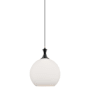 Innovations Lighting Astor 12" Wide Pendant Matte Black / Matte White