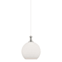 Innovations Lighting Astor 12" Wide Pendant Polished Nickel / Matte White