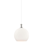 Innovations Lighting Astor 14" Wide Pendant Polished Nickel / Matte White
