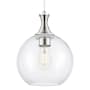 Innovations Lighting Astor 10" Wide Cord Hung Mini Pendant with Clear Glass Shade Polished Nickel