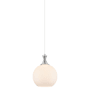 Innovations Lighting Astor 10" Wide Pendant Satin Nickel / Matte White