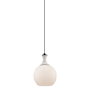Innovations Lighting Astor 8" Wide Mini Pendant Matte Black / Matte White