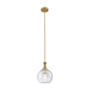 Innovations Lighting Astor 8" Wide Mini Pendant Brushed Brass / Seedy