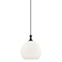 Innovations Lighting Astor 14" Wide Pendant Matte Black / Matte White