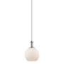 Innovations Lighting Astor 8" Wide Mini Pendant Polished Nickel / Matte White