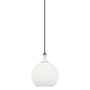 Innovations Lighting Astor 12" Wide Pendant Matte Black / Matte White