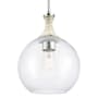 Innovations Lighting Astor 10" Wide Rope Detailed Mini Pendant with Clear Glass Shade Polished Nickel