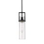 Innovations Lighting Utopia 5" Wide Mini Pendant Matte Black / Clear