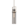 Innovations Lighting Utopia 5" Wide Mini Pendant Satin Nickel / Plated Smoke
