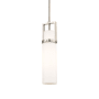 Innovations Lighting Utopia 5" Wide Mini Pendant Satin Nickel / Matte White