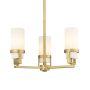 Innovations Lighting Utopia 3 Light 22" Wide Multi Light Pendant Brushed Brass / Matte White