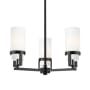 Innovations Lighting Utopia 3 Light 22" Wide Multi Light Pendant Matte Black / Matte White