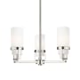 Innovations Lighting Utopia 3 Light 22" Wide Multi Light Pendant Polished Nickel / Matte White