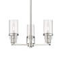 Innovations Lighting Utopia 3 Light 22" Wide Multi Light Pendant Satin Nickel / Clear