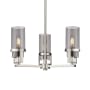 Innovations Lighting Utopia 3 Light 22" Wide Multi Light Pendant Satin Nickel / Plated Smoke