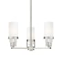Innovations Lighting Utopia 3 Light 22" Wide Multi Light Pendant Satin Nickel / Matte White