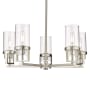 Innovations Lighting Utopia 5 Light 28" Wide Chandelier Satin Nickel / Clear