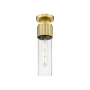 Innovations Lighting Bolivar 4" Wide Flush Mount Ceiling Fixture Brushed Brass / Seedy