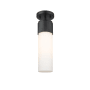 Innovations Lighting Bolivar 4" Wide Flush Mount Ceiling Fixture Matte Black / Matte White