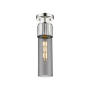 Innovations Lighting Bolivar 4" Wide Flush Mount Ceiling Fixture Polished Nickel / Plated Smoke