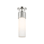 Innovations Lighting Bolivar 4" Wide Flush Mount Ceiling Fixture Polished Nickel / Matte White