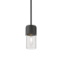 Innovations Lighting Bolivar 4" Wide Mini Pendant Matte Black / Seedy