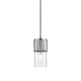 Innovations Lighting Bolivar 4" Wide Mini Pendant Polished Nickel / Clear