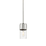 Innovations Lighting Bolivar 4" Wide Mini Pendant Polished Nickel / Seedy