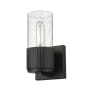 Innovations Lighting Bolivar 7" Tall Wall Sconce Matte Black / Seedy