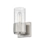 Innovations Lighting Bolivar 7" Tall Wall Sconce Satin Nickel / Seedy
