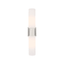 Innovations Lighting Bolivar 2 Light 4" Wide Vanity Light Polished Nickel / Matte White