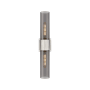 Innovations Lighting Bolivar 2 Light 4" Wide Vanity Light Satin Nickel / Plated Smoke