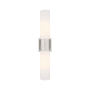 Innovations Lighting Bolivar 2 Light 4" Wide Vanity Light Satin Nickel / Matte White