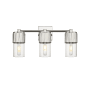 Innovations Lighting Bolivar 3 Light 21" Wide Vanity Light Polished Nickel / Clear