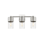 Innovations Lighting Bolivar 3 Light 21" Wide Vanity Light Polished Nickel / Seedy