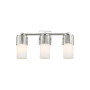 Innovations Lighting Bolivar 3 Light 21" Wide Vanity Light Polished Nickel / Matte White