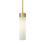 Innovations Lighting Empire 3" Wide Mini Pendant Brushed Brass / Matte White