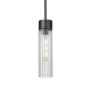 Innovations Lighting Empire 3" Wide Mini Pendant Matte Black / Clear