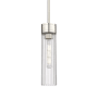 Innovations Lighting Empire 3" Wide Mini Pendant Polished Nickel / Clear