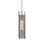 Innovations Lighting Empire 3" Wide Mini Pendant Polished Nickel / Plated Smoke