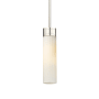 Innovations Lighting Empire 3" Wide Mini Pendant Polished Nickel / Matte White